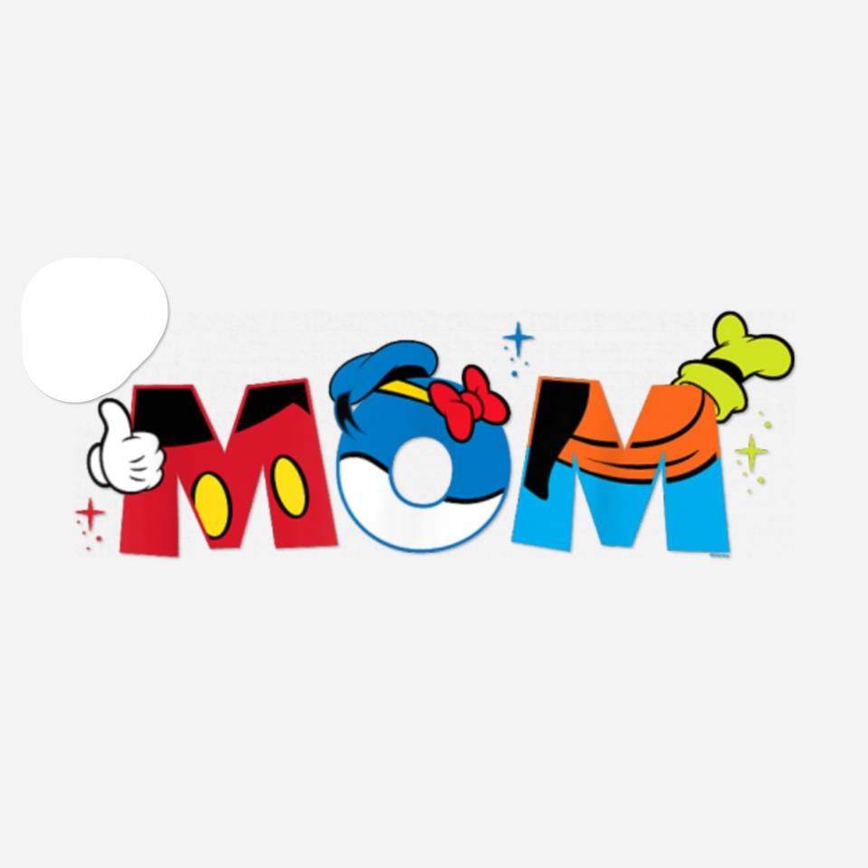 Disney Mickey Mouse And Friends Mom Mothers Day Birthday Stickers | ID ...