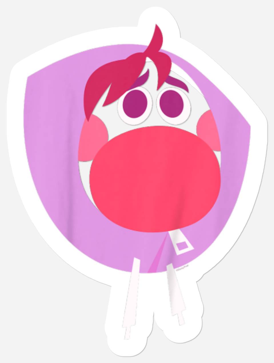Disney And Pixars Inside Out 2 Embarrassment Big Face Stickers Id
