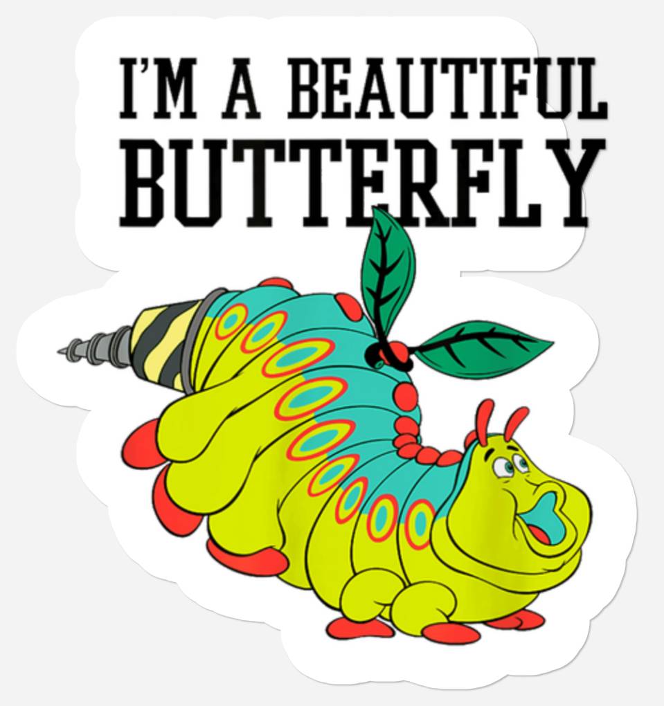 Disney Pixar A Bug's Life Heimlich I'm A Beautif Stickers | ID 22246258 ...