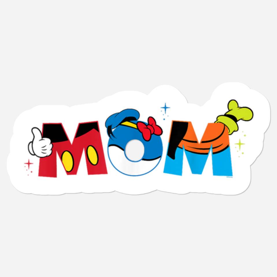 Disneyss Mickey Mouse And Friends Mom Mothers Day Birthday Stickers ...