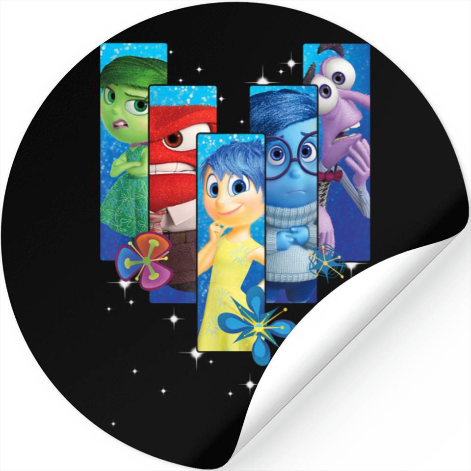 Disneyss Pixars Inside Out Riley's Emotions Box Up Panels Stickers | ID ...