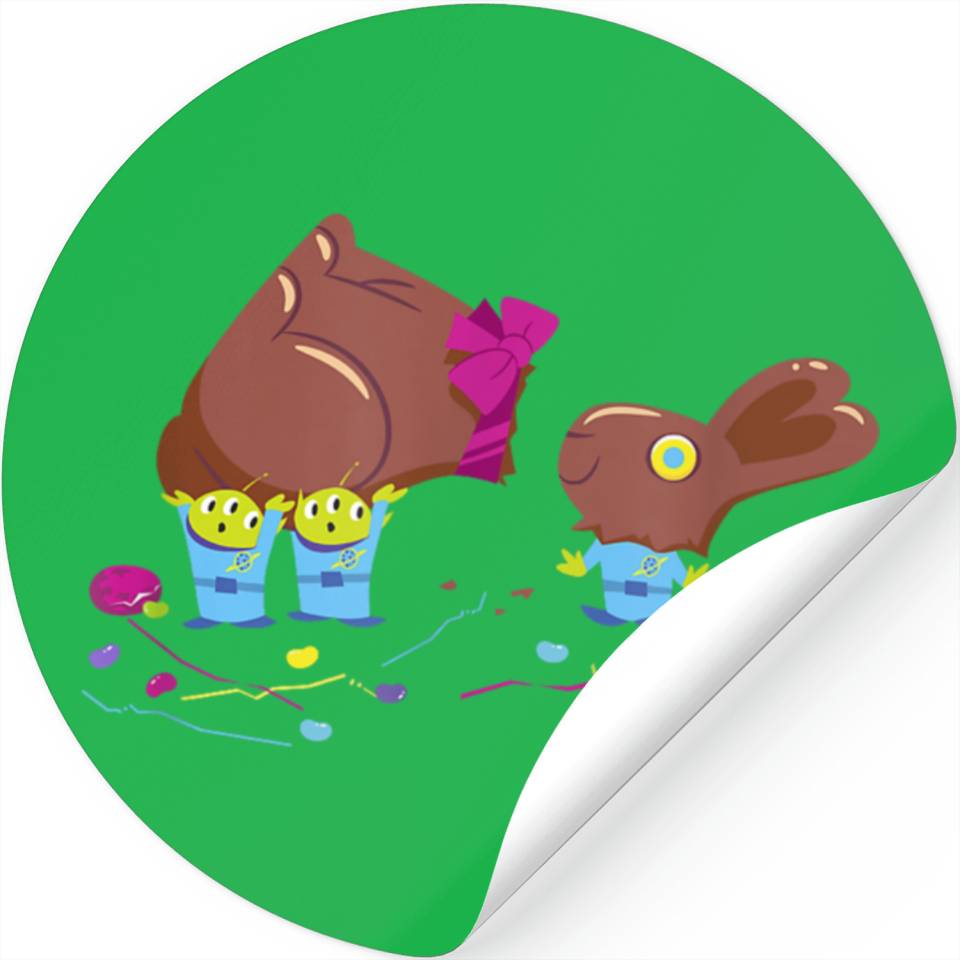 Disneys pixars Toy Story Aliens Chocolate Easter Bunny Treat Stickers ...