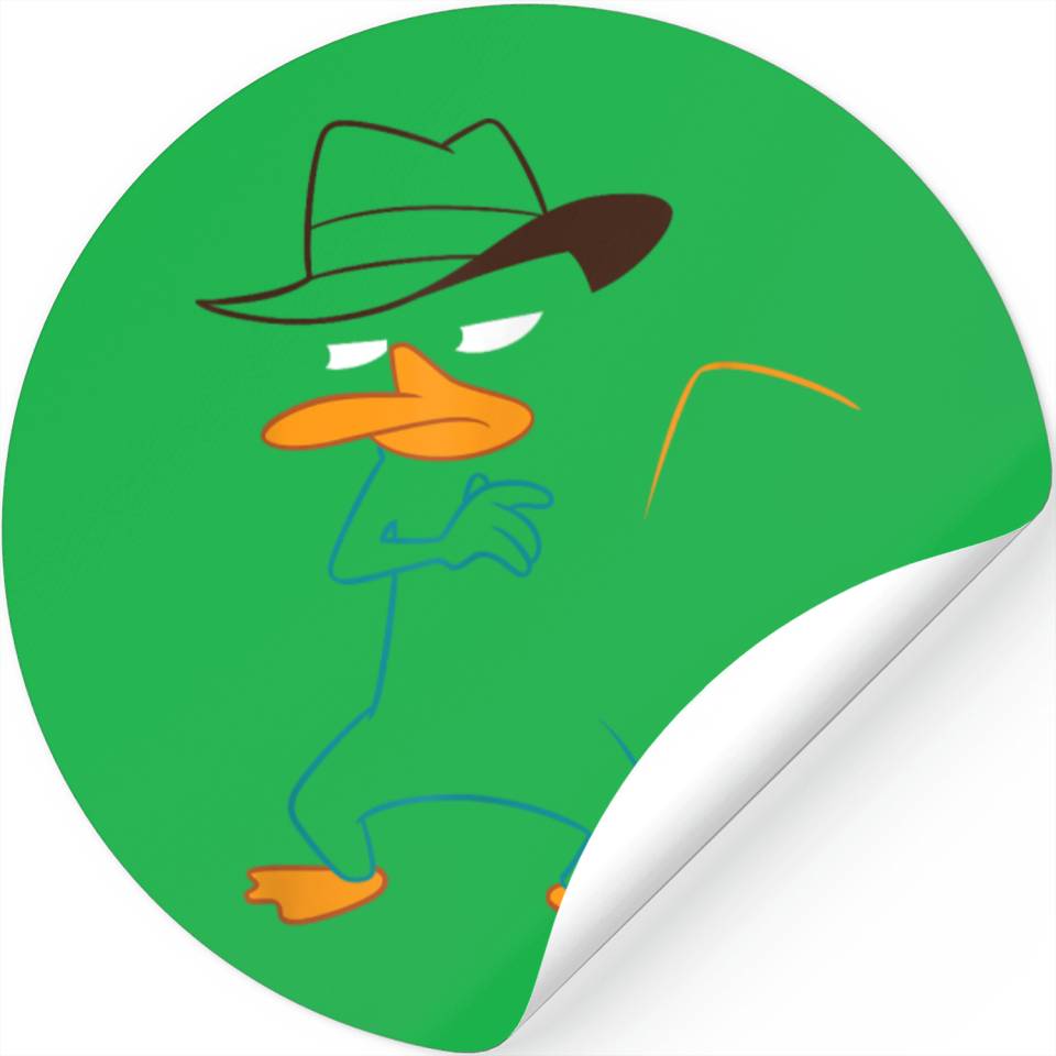 Disney Phineas And Ferb Agent P Undercover Outline Shot Stickers | ID ...