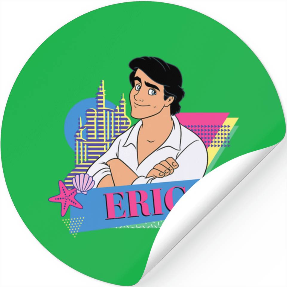 Disney The Little Mermaid Retro Couples Matching Prince Eric Stickers ...